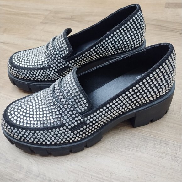 Madden NYC Women's Rhinestone Sparkle Loafer | Size 9 - Picture 7 of 8